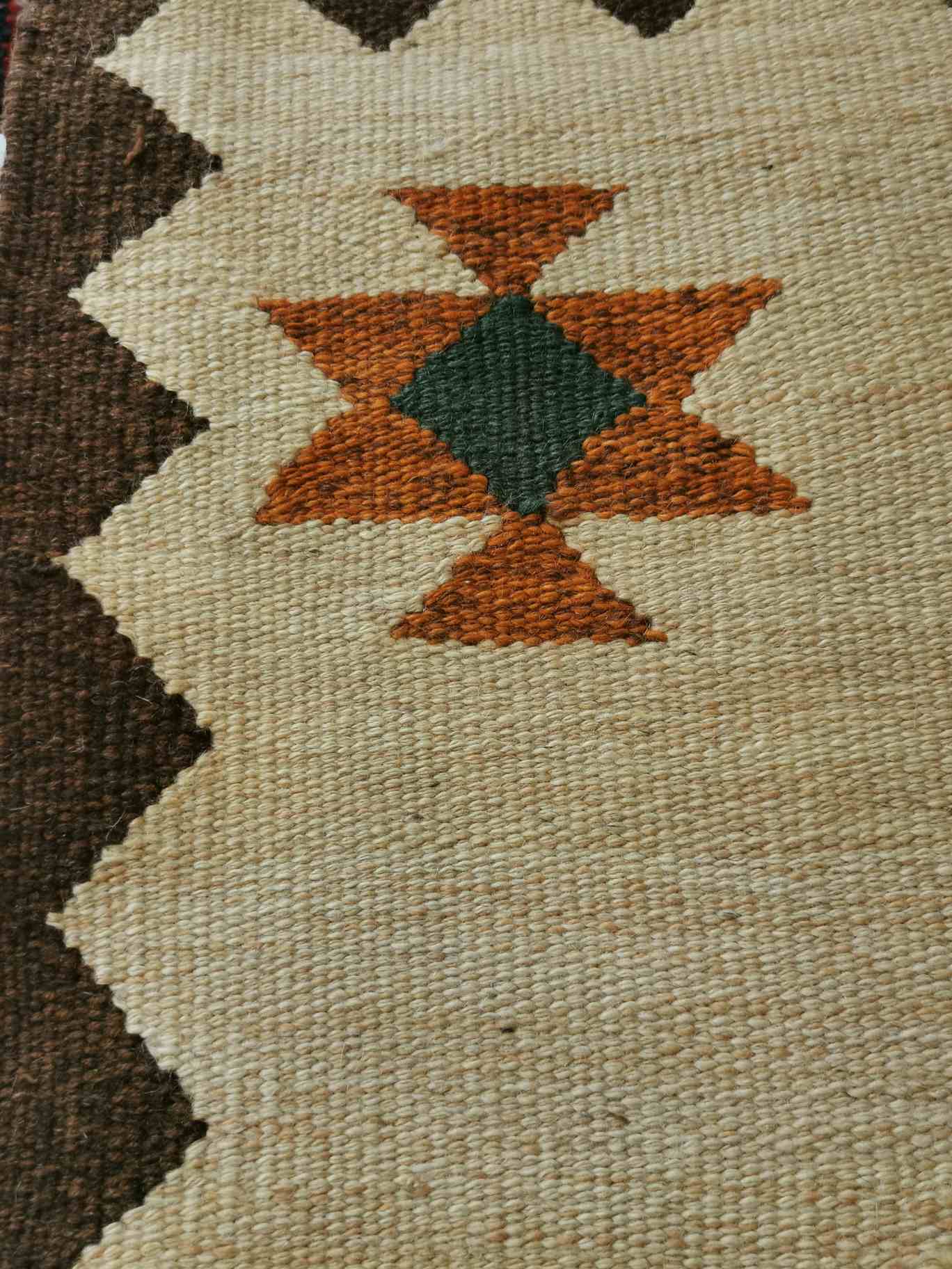 Vintage Kelim Läuferteppich von Jordan – Eklektischer Teppich – Boho Kelim