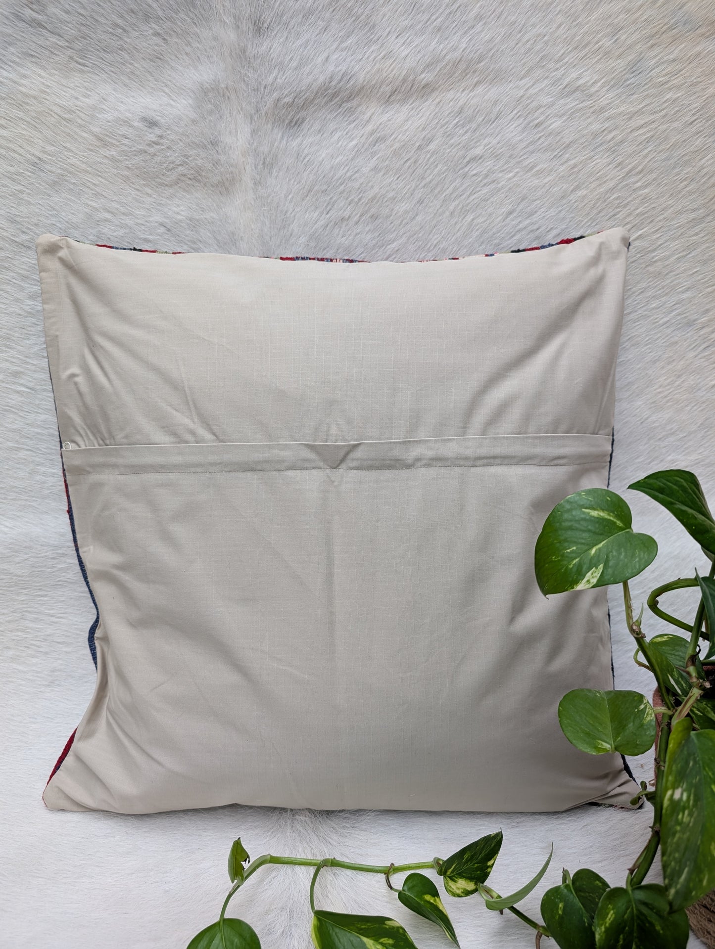 Kelim Kissenbezug Vintage, Boho Kelim Teppiche Kissenbezug, dekorativer quadratischer Kelim Sofakissenbezug, Boho Vintage Home Decor