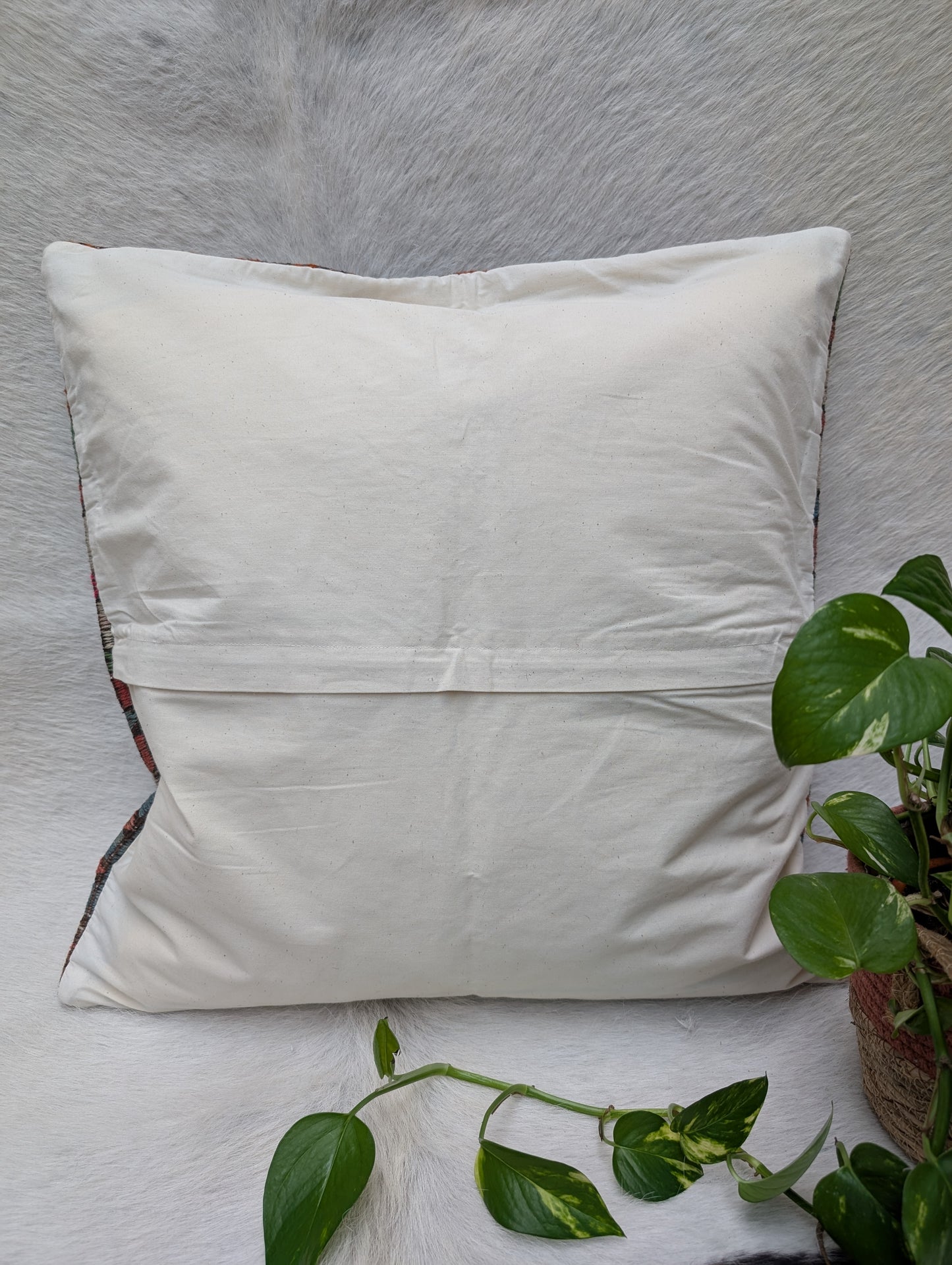 Kelim Kissenbezug Vintage, Boho Kelim Teppiche Kissenbezug, dekorativer quadratischer Kelim Sofakissenbezug, Boho Vintage Home Decor