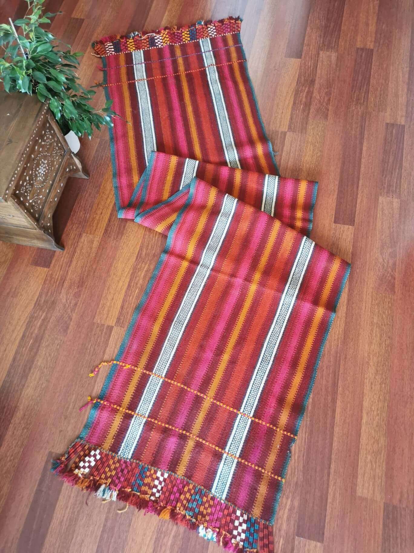 kilim, kilim rug, Jordanian, unique, handmade, vintage, rug, kelim, boho, bohostyle, flatweave, oriental, eclectic, living room