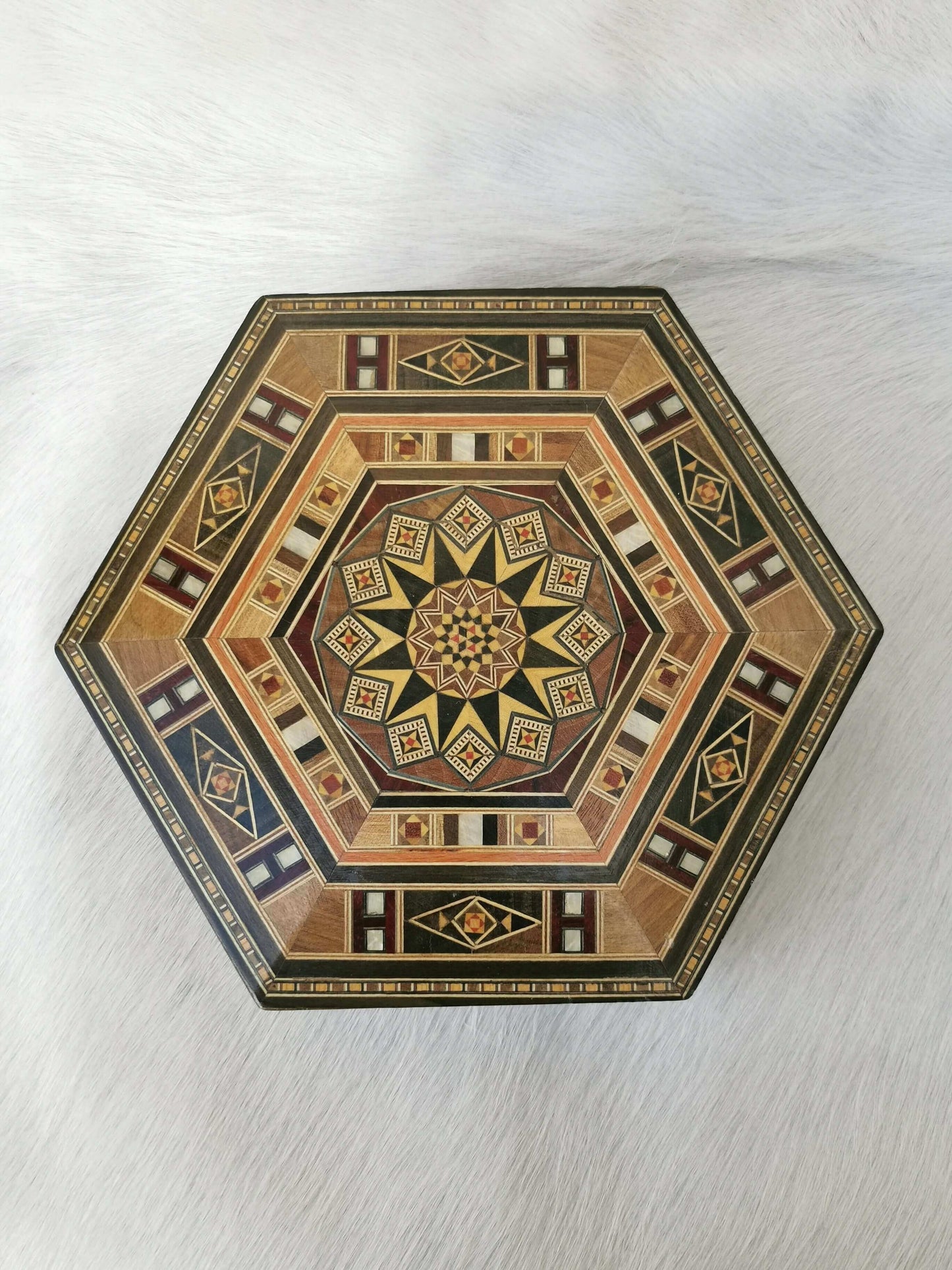 Syrian Mosaic Jewelry Box