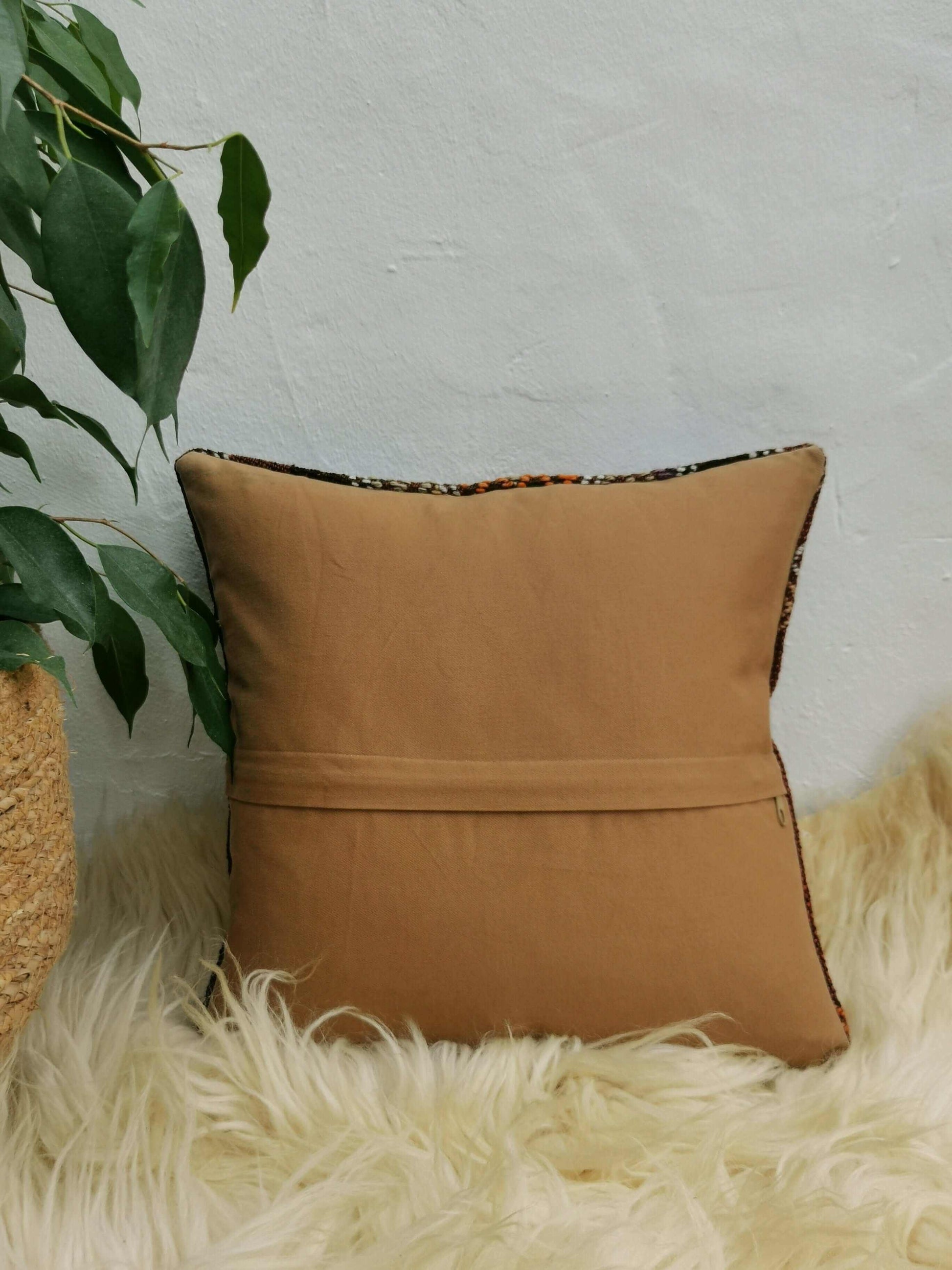 rustikkorner Pillowcases & Shams Vintage Kilim Pillow Cover 35 cm x 35 cm 2024
