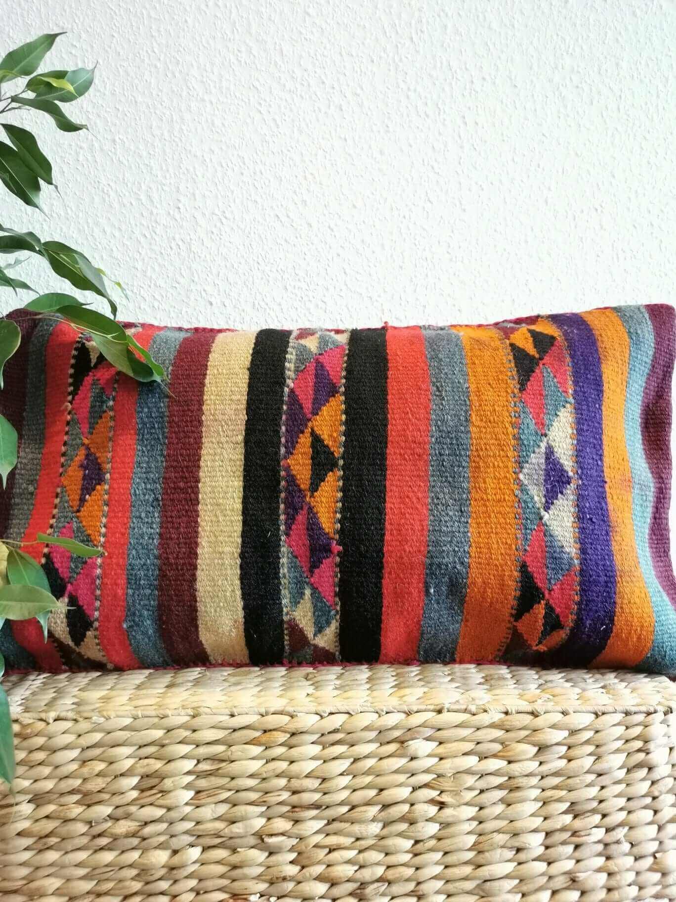 rustikkorner Pillowcases & Shams Vintage Kilim Pillow Cover 40 cm x 60 cm 1002