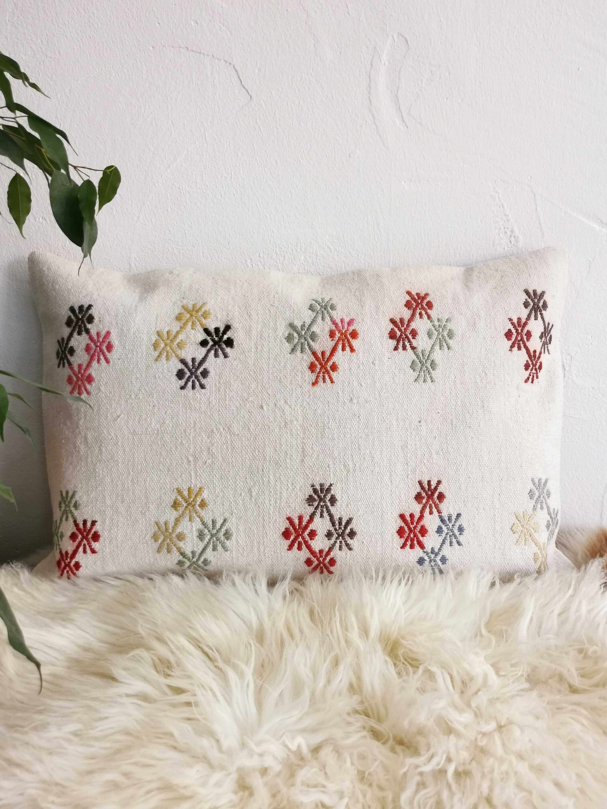 rustikkorner Pillowcases & Shams Vintage Kilim Pillow Cover 40 cm x 60 cm 2018