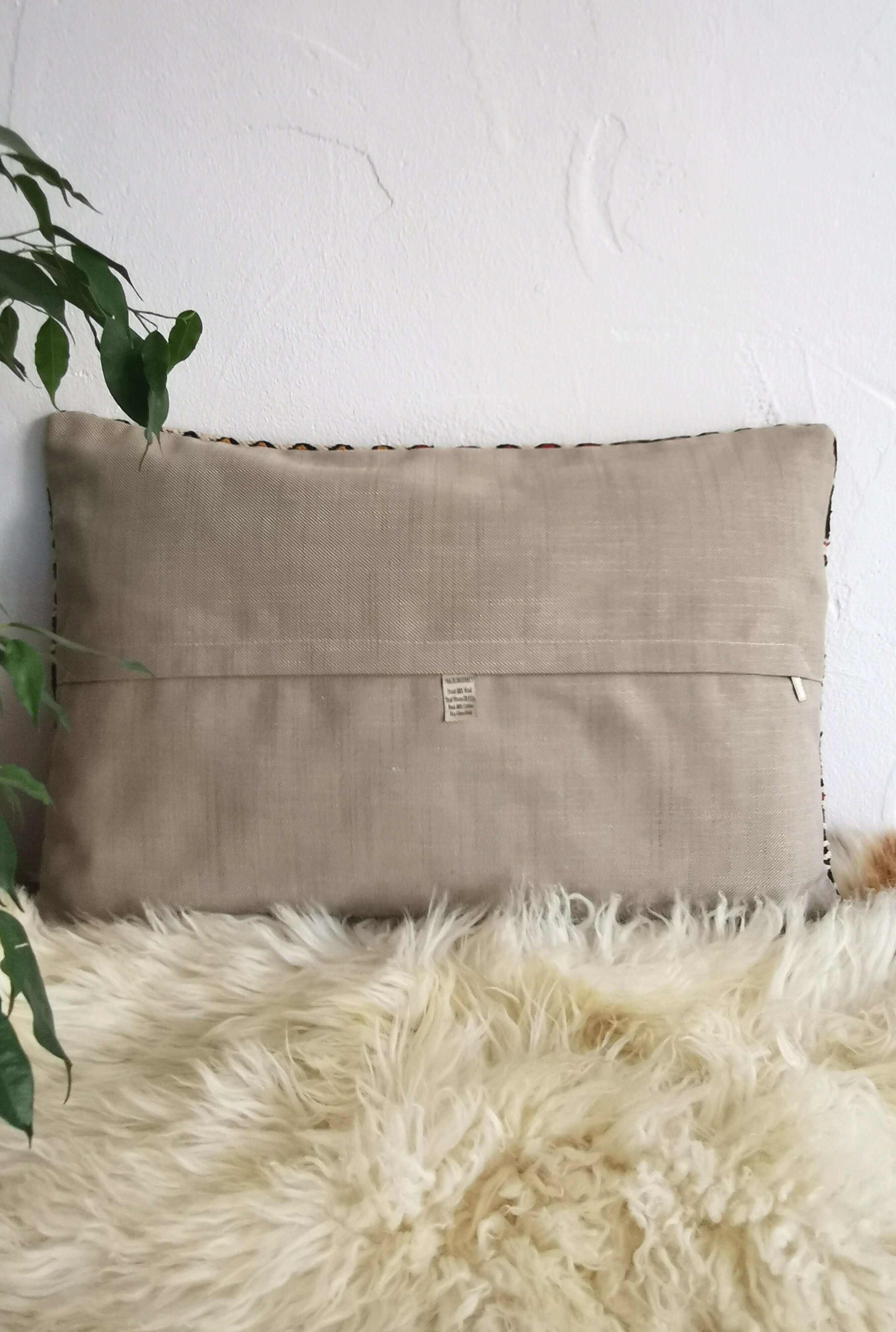 rustikkorner Pillowcases & Shams Vintage Kilim Pillow Cover 40 cm x 60 cm 2029