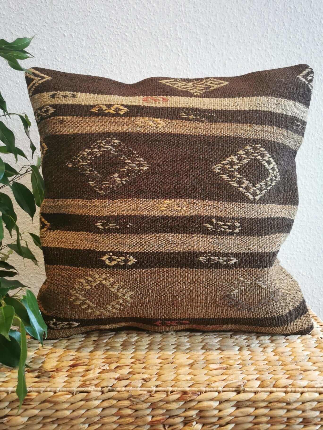 rustikkorner Pillowcases & Shams Vintage Kilim Pillow Cover 50 cm x 50 cm 1011