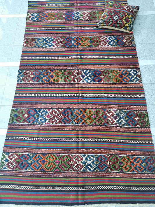 rustikkorner Rugs Vintage Turkish Kilim Rug - 315 x 175 cm